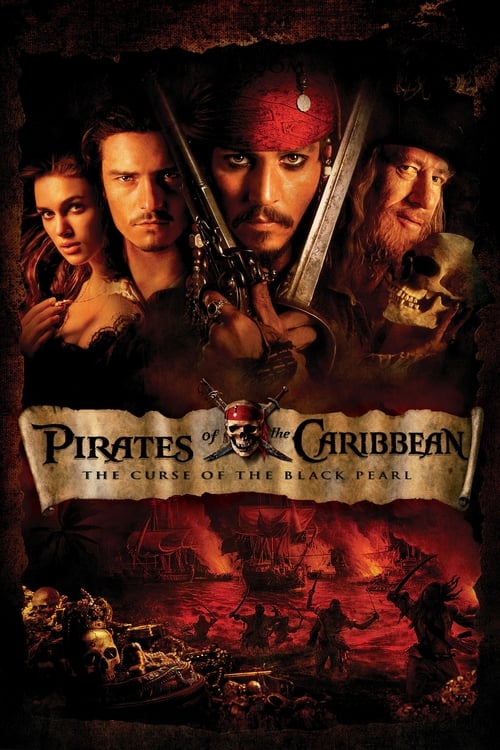 Pirates of the Caribbean: The Curse of the Black Pearl 2003 Movie Poster